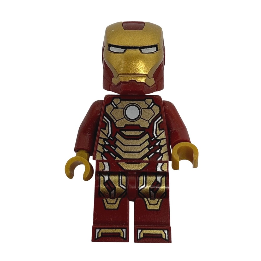 LEGO Iron Man Minifigure Mark 42 Armor 2013 Super Hero Avengers Tony Stark
